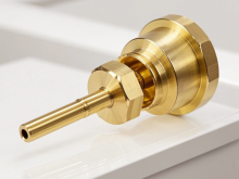 5軸數(shù)控走心機銅件加工